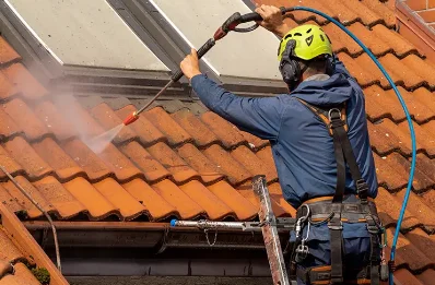 Démoussage et hydrofuge de toiture à Montvernier
